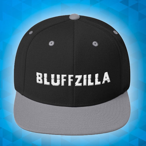 BLUFFZILLA - 3D embroidered Snapback Hat