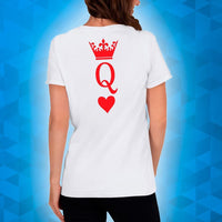 QUEEN SYMBOL - Women's Poker t-shirt