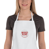 MISSED BLIND - Embroidered Apron