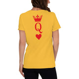 QUEEN SYMBOL - Women's Poker t-shirt