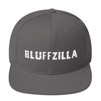 BLUFFZILLA - 3D embroidered Snapback Hat