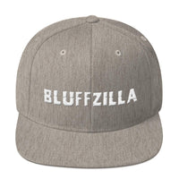 BLUFFZILLA - 3D embroidered Snapback Hat