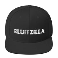 BLUFFZILLA - 3D embroidered Snapback Hat