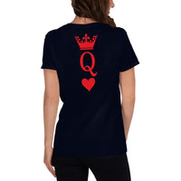 QUEEN SYMBOL - Women's Poker t-shirt