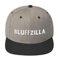 BLUFFZILLA - 3D embroidered Snapback Hat